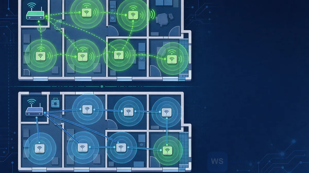 全屋 WiFi 覆盖方案：Mesh vs AC+AP